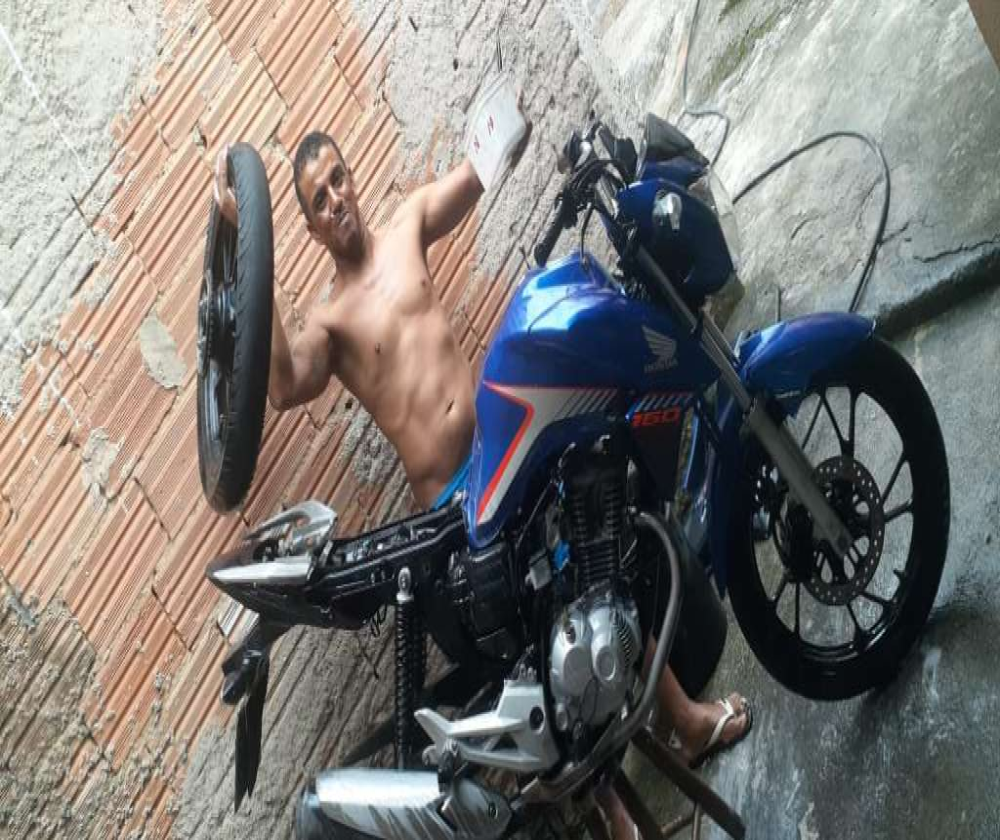 Morador de Santa Luzia tem moto furtada no mesmo dia da morte da mãe; homem pede ajuda