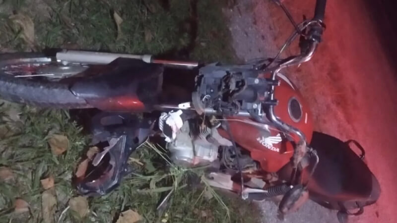 Motociclista se envolve em acidente na MG-010 em Lagoa Santa; condutor não tinha habilitação
